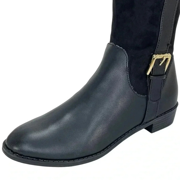 Karen Scott Deliee Black Knee High Womens Boots Size 5.5M - Picture 6 of 10